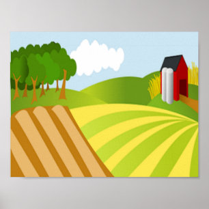 Poster aménagement agricole