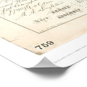 Poster Amendement constitutionnel Abolition de l'esclavag (Coin)