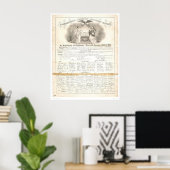 Poster Amendement constitutionnel Abolition de l'esclavag (Bureau à domicile)