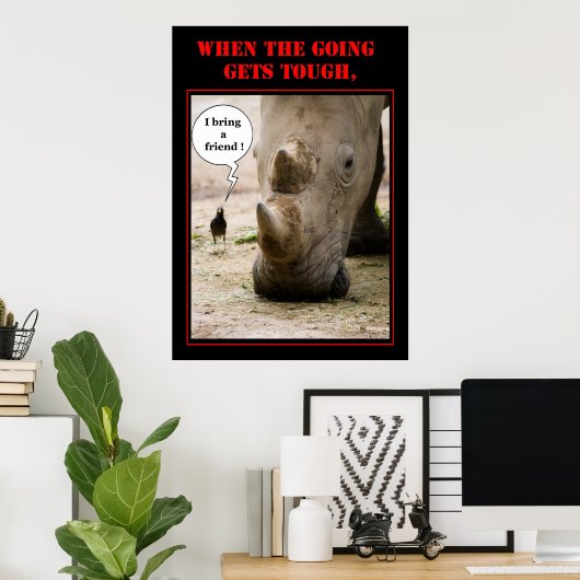 Poster Amenez Un Ami (Bureau à domicile)