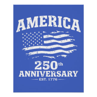 Poster America 250th Anniversary
