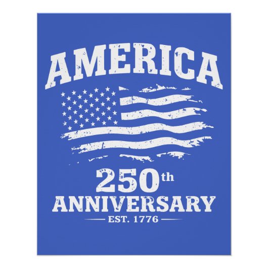 Poster America 250th Anniversary (Devant)