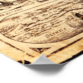 Poster America, Noviter Delineata Map (1622) (Coin)