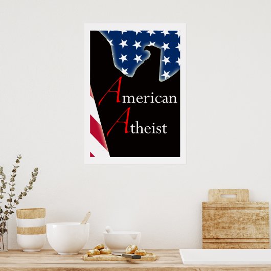 Poster américain athée (Cuisine)