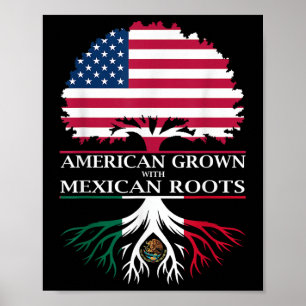 Poster Américain cultivé avec des racines mexicaines