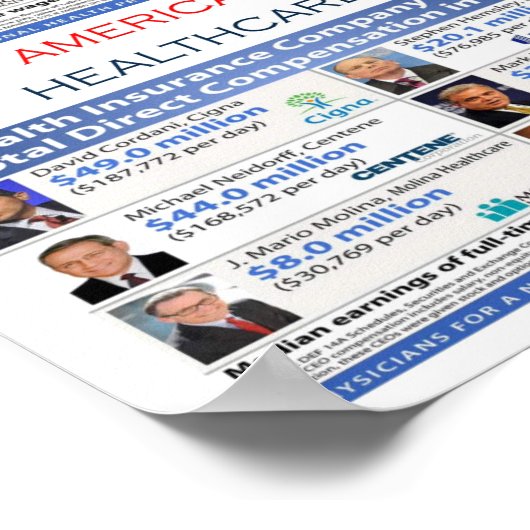 Poster américain des soins de santé (Coin)