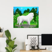 Poster américain Eskimo Dog (Bureau à domicile)