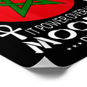 Poster Américain Mauresque Qui Craindre Soin Maures Islam (Coin)