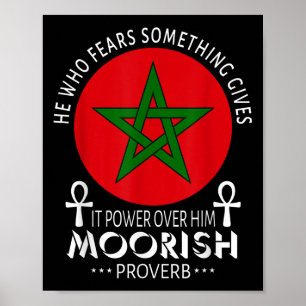Poster Américain Mauresque Qui Craindre Soin Maures Islam