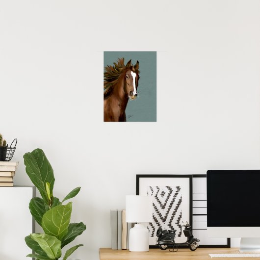 Poster américain Saddlebred (Bureau à domicile)