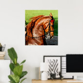 Poster américain Saddlebred Horse Imprimer (Bureau à domicile)
