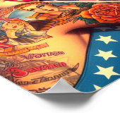 Poster Américaine tatouée (Coin)