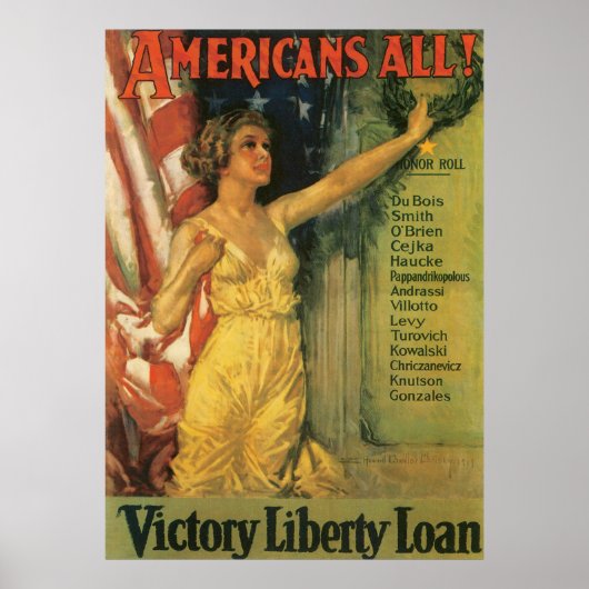 Poster Américains 1919 ~par Howard Chandler Christy Premi (Devant)