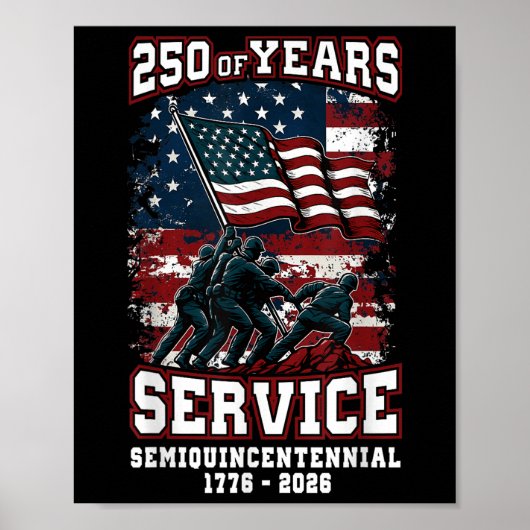 Poster American 250th Anniversary Celebration 250 Years U (Devant)