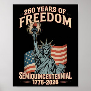 Poster American 250th Anniversary Celebration 250 Years U