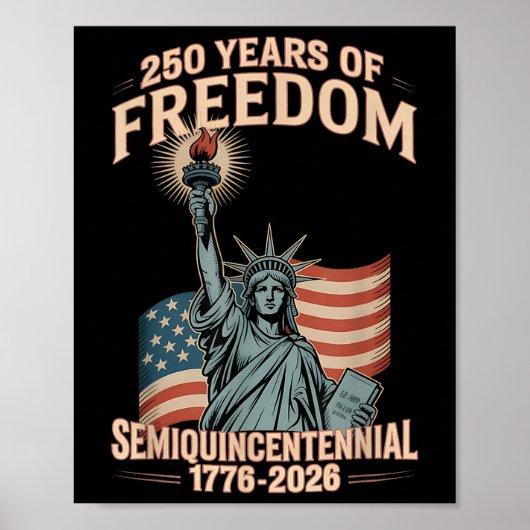 Poster American 250th Anniversary Celebration 250 Years U (Devant)