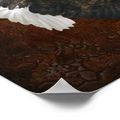 Poster "American Anthem" Patriotique Poème original Drape (Coin)