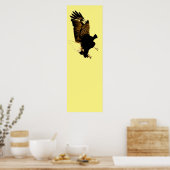 Poster American Bald Eagle Landing (Cuisine)