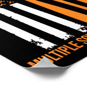 Poster American Baseball Sports Multiple Sclerosis Awaren (Coin)