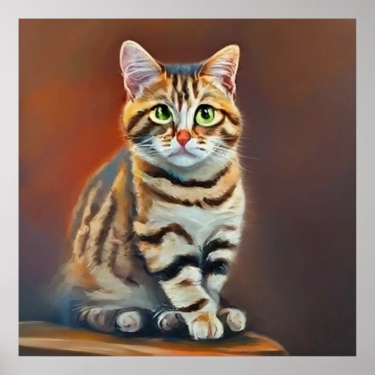 Poster American Bobtail Cat (Devant)