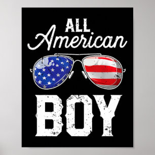 Poster American Boy 4 juillet Usa Boys Ados patriotiques