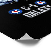 Poster American C-5 Galaxy Military Transrt Aircraft  (Coin)