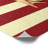 Poster American Camo Bikini Babe (Coin)