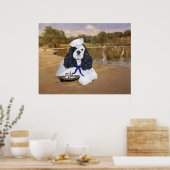 Poster American Cocker Spaniel Sailor (Cuisine)