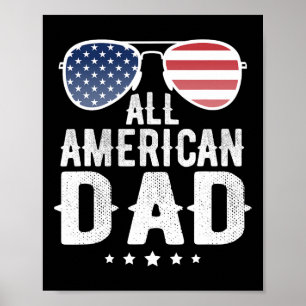 Poster American Dad 4 juillet Us Patriotic Pride