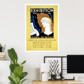 Poster American Design 1936 WPA (Bureau à domicile)