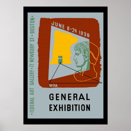 Poster American Design à Boston (Devant)