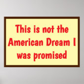Poster American Dream Promised (Devant)