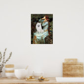 Poster American Eskimo Dog - Ophelia assis (Cuisine)