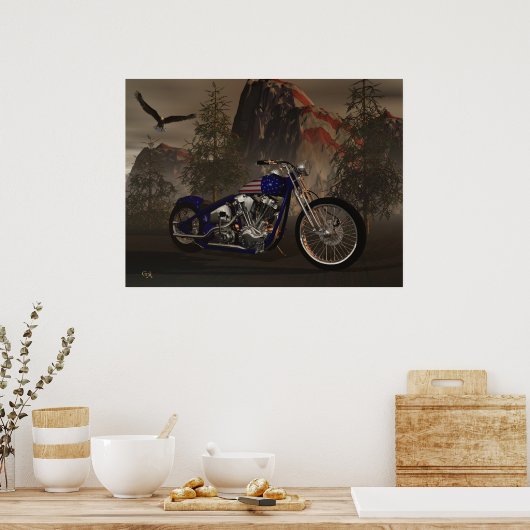 POSTER "AMERICAN FIME" (Cuisine)