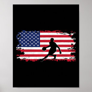 Poster American Flag Bysketbyll Apparel - Bysketbyll 4