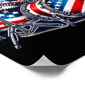 Poster American Flag Drum Drumset Usa Patriotic Drummer 4 (Coin)