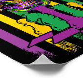 Poster American Flag Mardi Gras Chess Player Team Funny P (Coin)