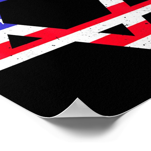 Poster American Flag Star Of David Jewish Hanukkah T Shir (Coin)