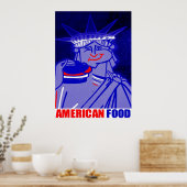 Poster "American Food" Par Urban59 ArtWorks Studio NYC (Cuisine)