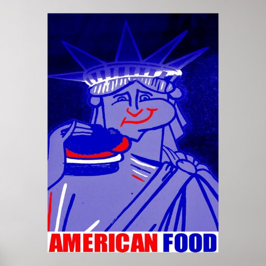 Poster "American Food" Par Urban59 ArtWorks Studio NYC (Devant)