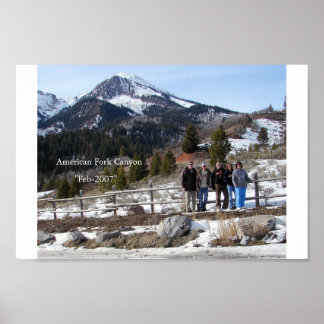 Poster American Fork Canyon