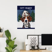Poster American Foxhound (Bureau à domicile)