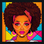 Poster American Girls in Pop Art Style des années 80 : Co<br><div class="desc">"Vivez l'essence de la culture des années 80 avec ce Portrait audacieux et vibrant de Pop Art. Cette oeuvre d'art unique saisit la mode iconique et le style personnel de l'époque, avec des touches audacieuses et des couleurs vives qui en font un complément incontournable à toute collection d'art pop. Ne...</div>