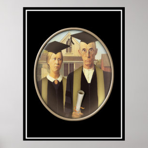 Poster American Gothic Graduate Cameo