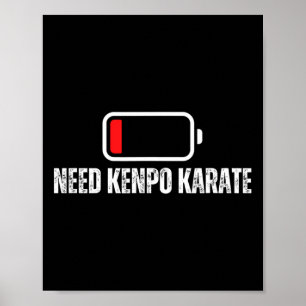 Poster American Kenpo Coach Low Ttery Besoin Kenpo Karate