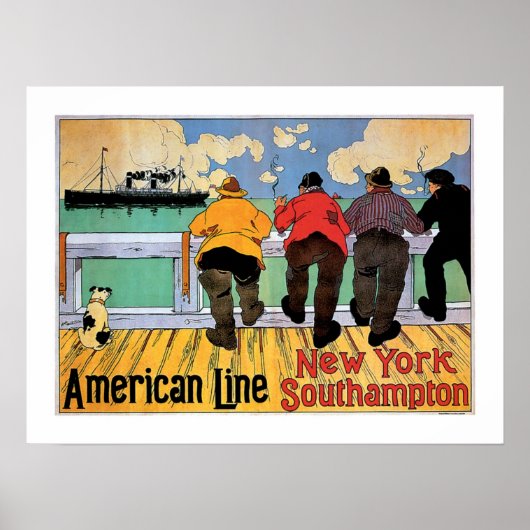 Poster American Line (Devant)