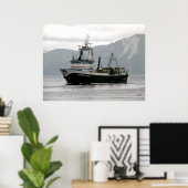Poster American No 1, Factory Trawler in Dutch Harbour, A (Bureau à domicile)