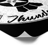 Poster American Patriotic F16 Fighter 57th Wing Tbirds Gi (Coin)