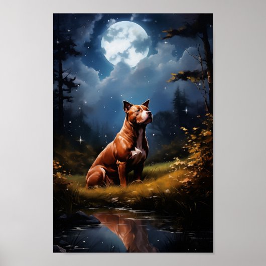 Poster American Pit Bull Terrier (Devant)