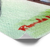 Poster American Saddlebred Exhuberge Horse Portrait (Coin)